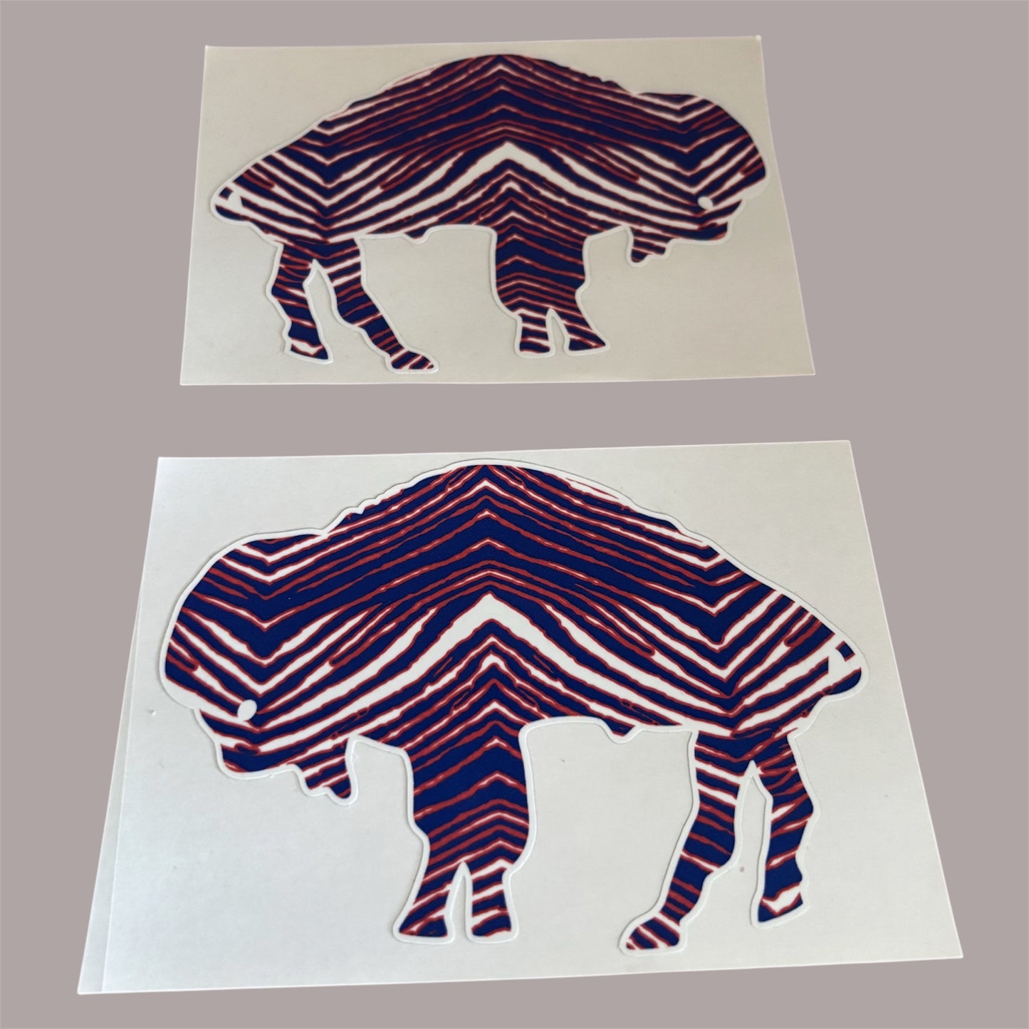 Zubaz Standing Buffalo Full Size Helmet Decals
