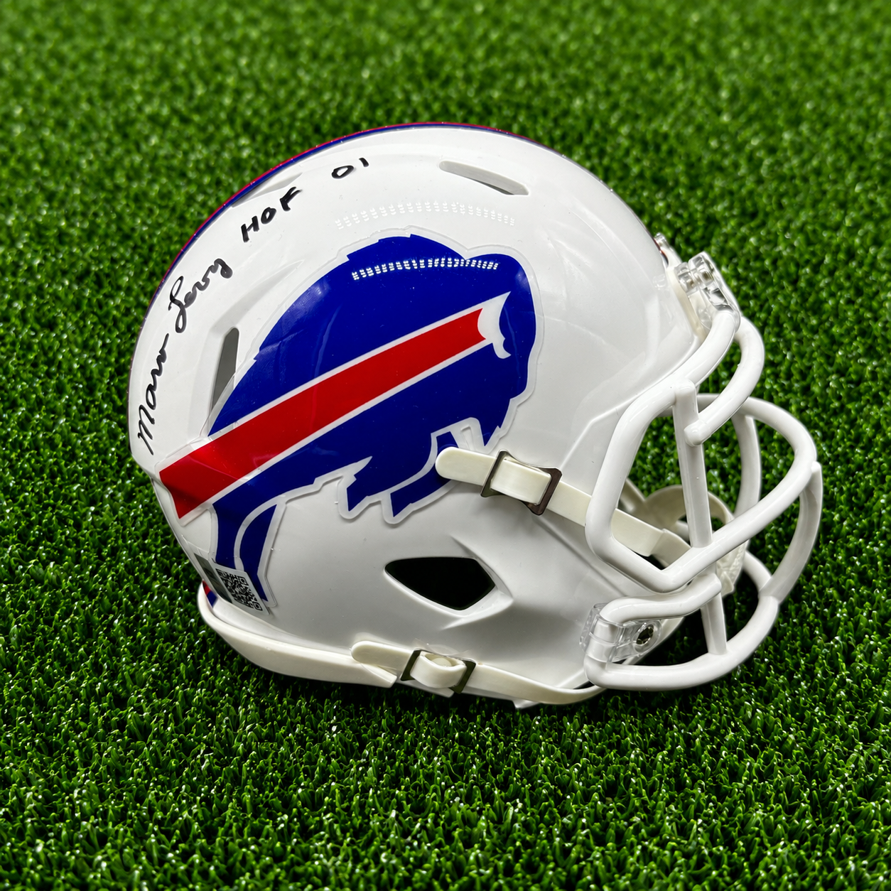 Marv Levy Signed Buffalo Bills Speed Mini Helmet