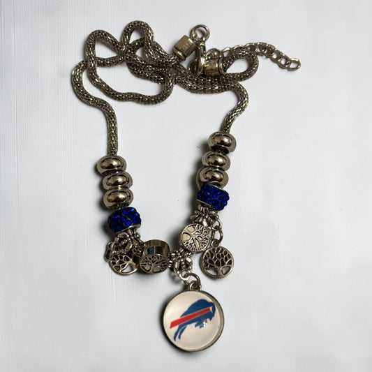 Pand Style Snap Charm Necklace