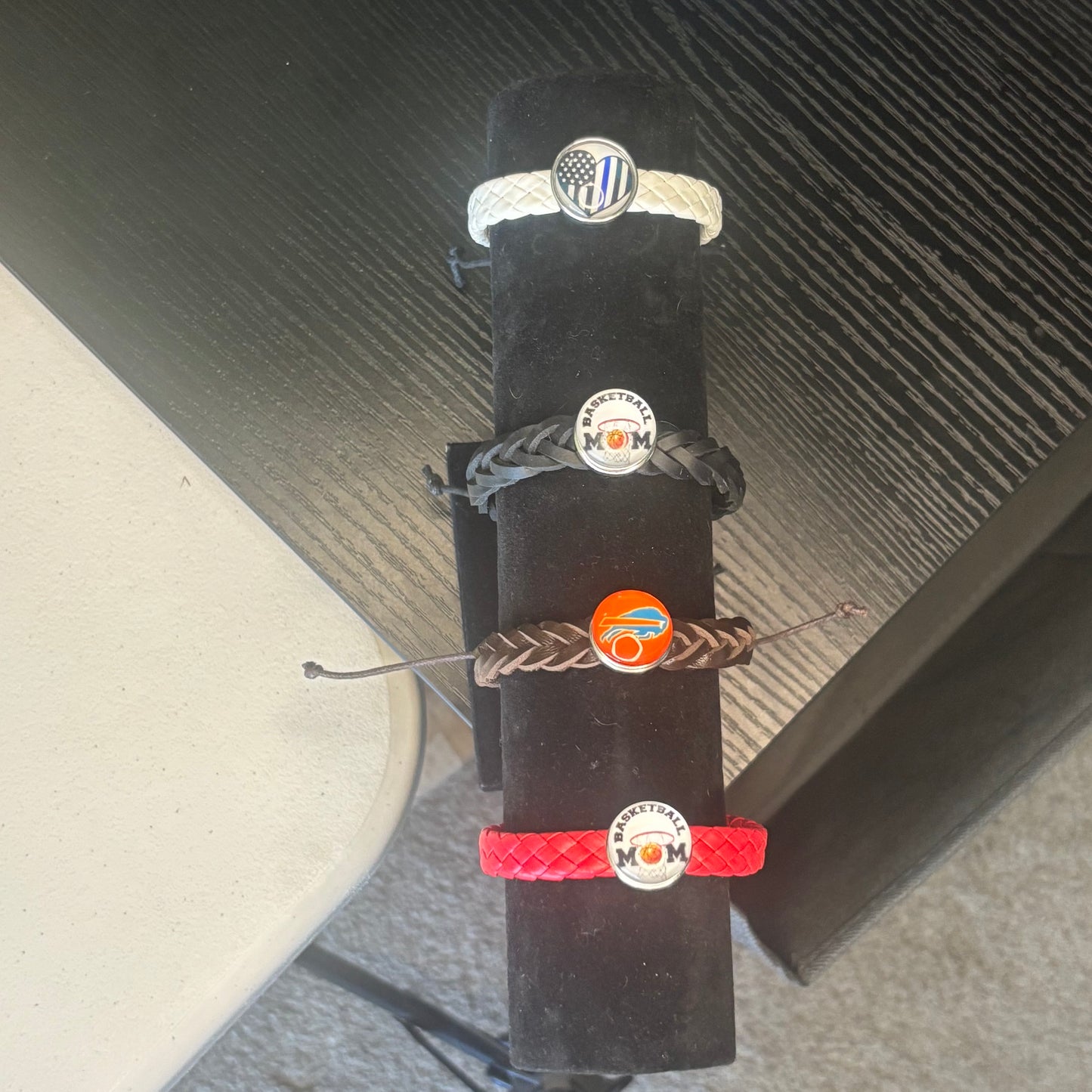 Leather Snap Bracelet