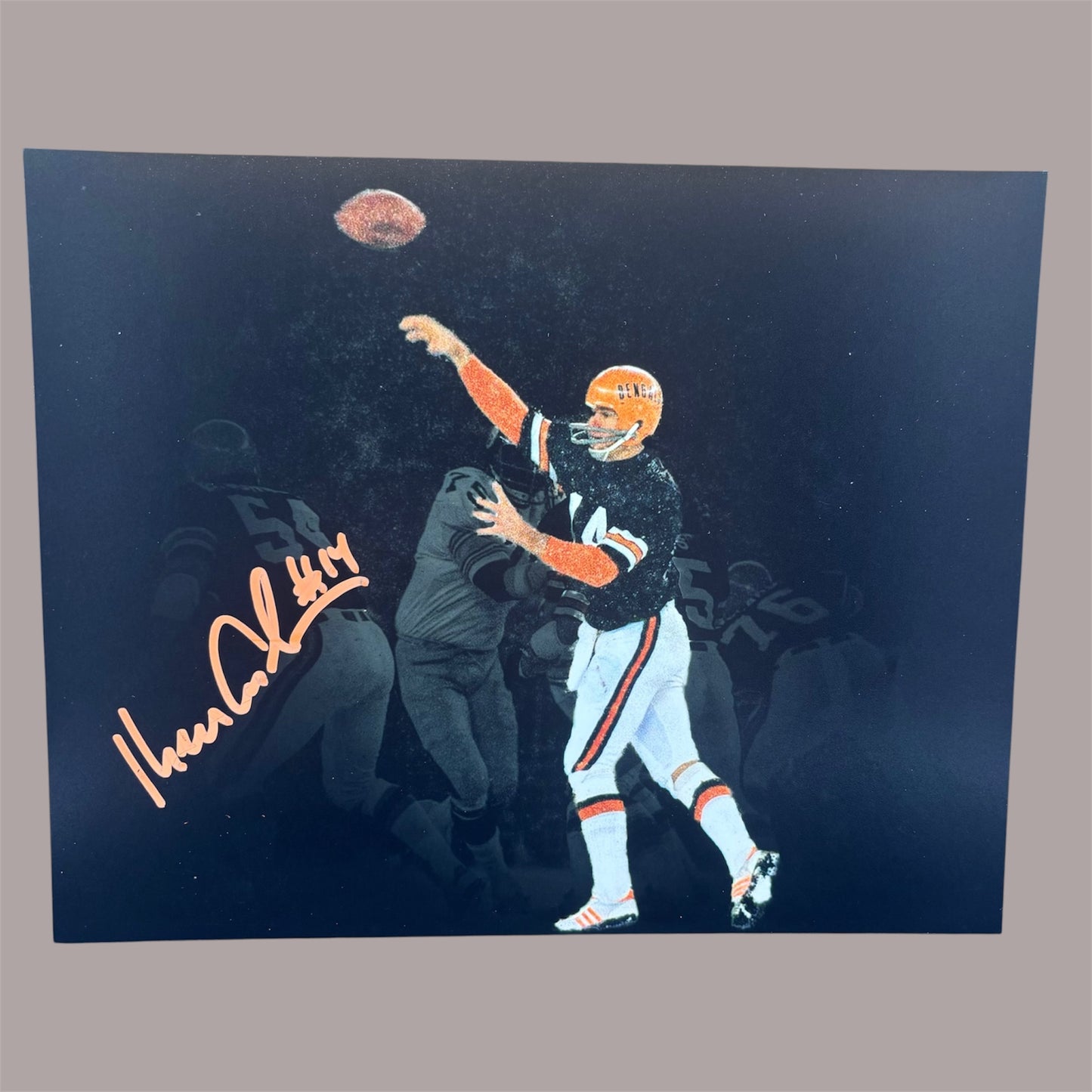 Ken Anderson Signed Cleveland Browns 8x10