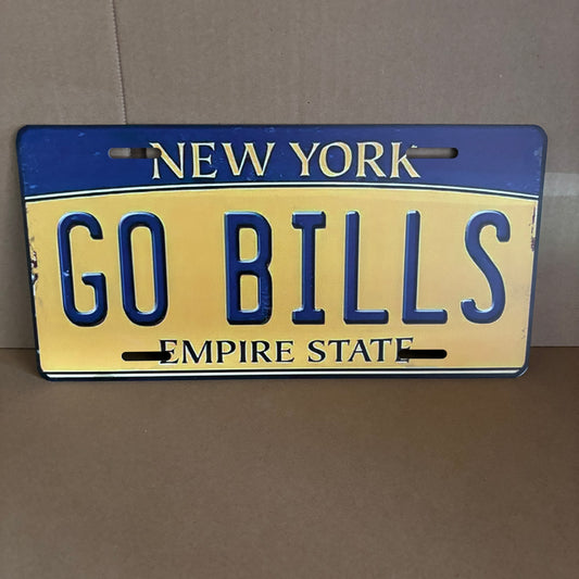 Go Bills Novelty License Plate