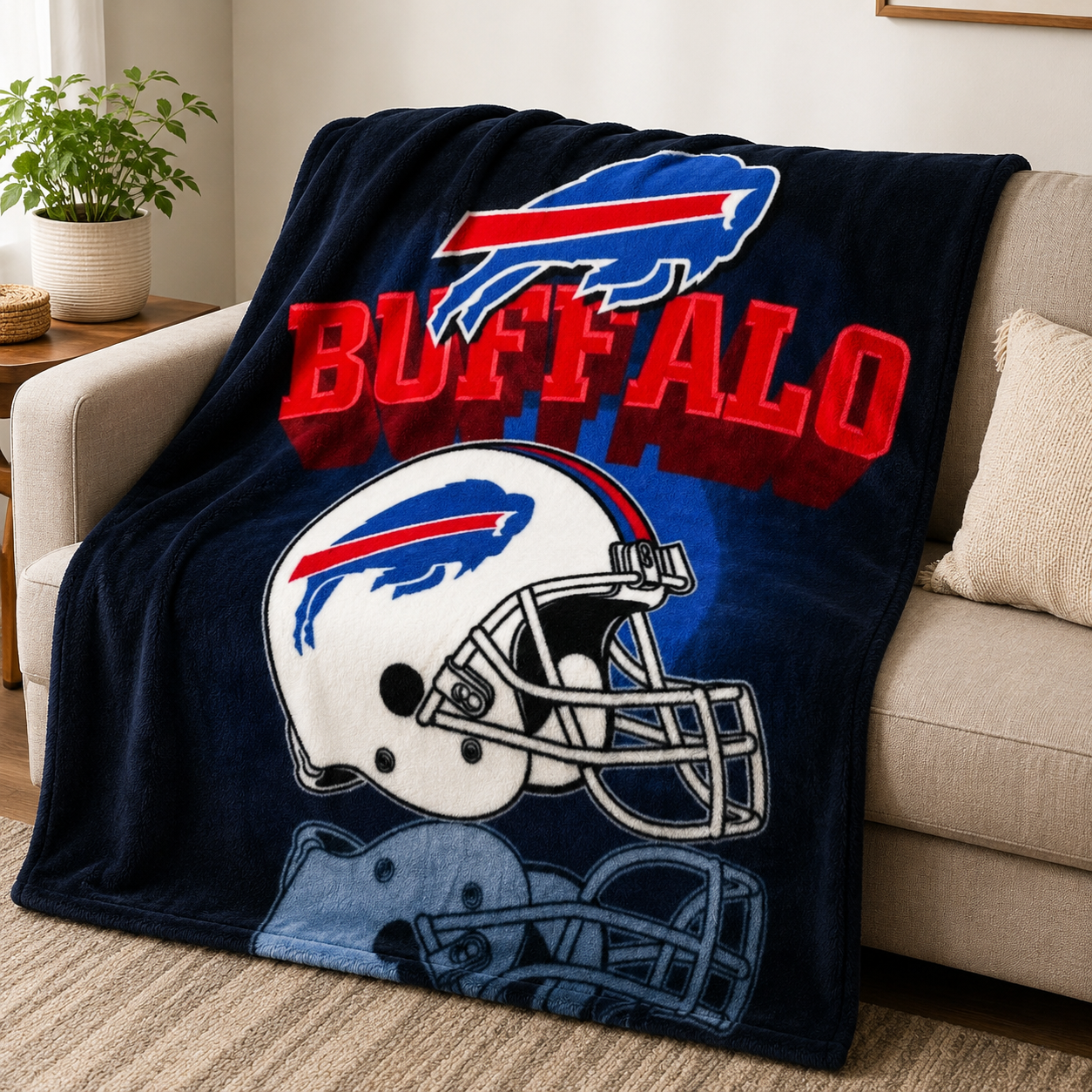Bills Helmet Blanket