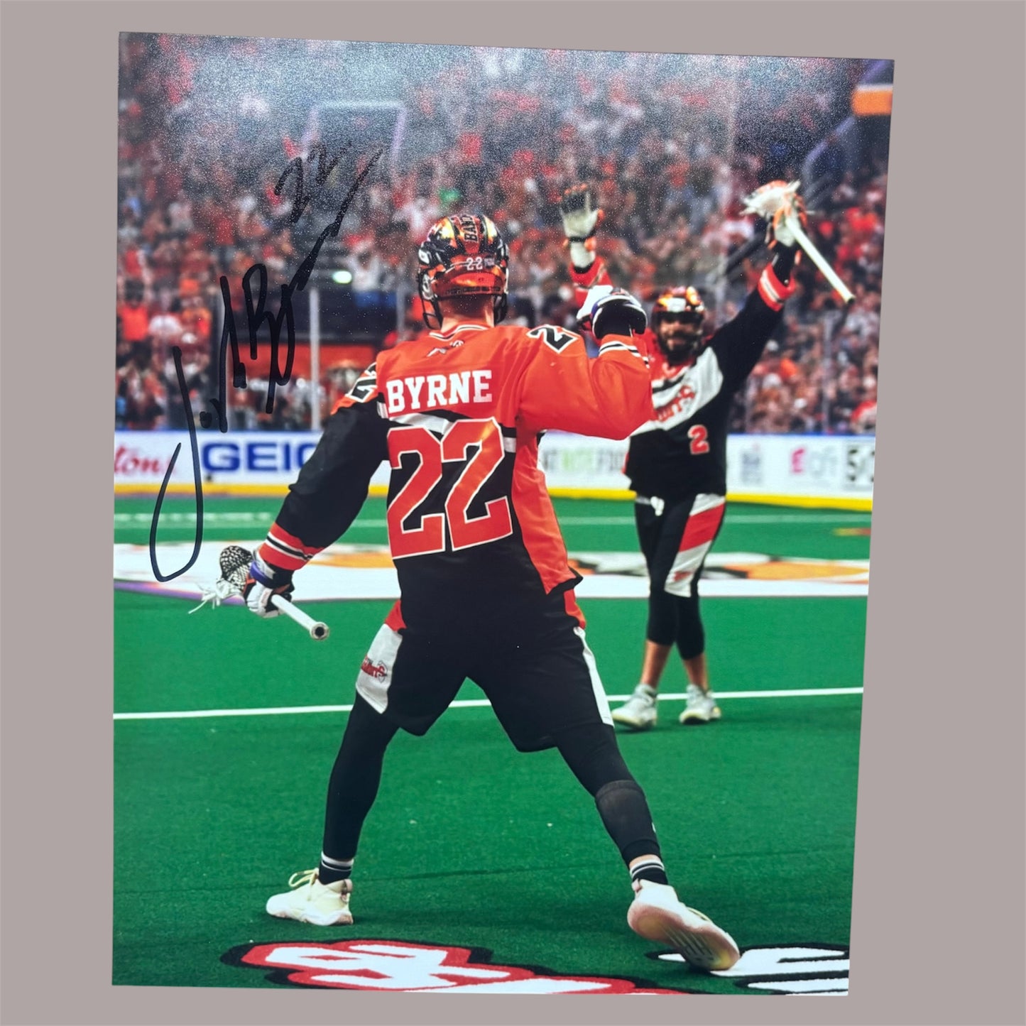 Josh Byrne Signed Buffalo Bandits 8x10 (Celle)