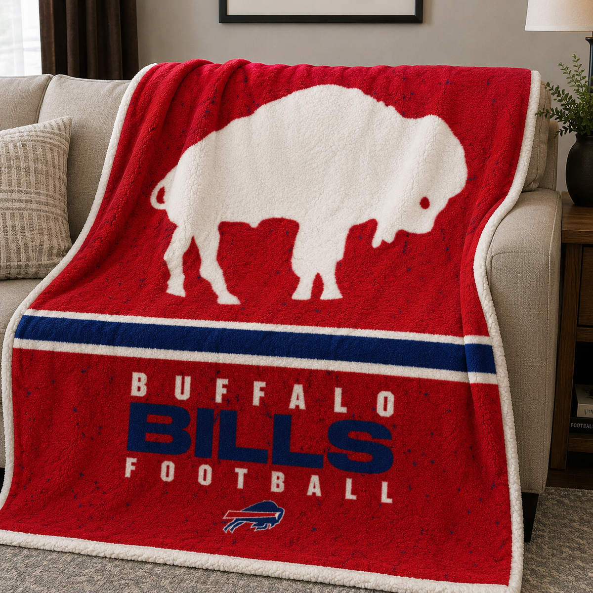 Standing Buffalo Red Blanket