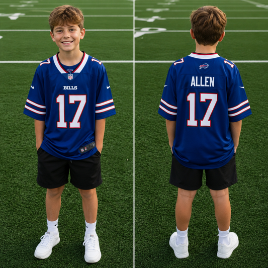 Josh Allen Youth Blue Jersey