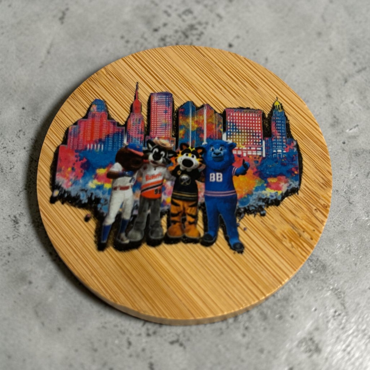 Mascots of Buffalo Bottle Opener