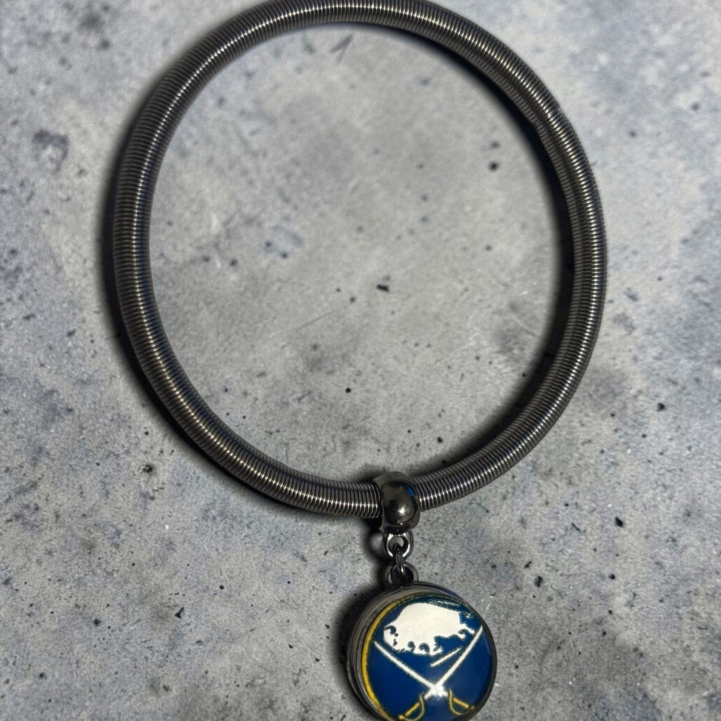 Coil Snap Charm Bracelet