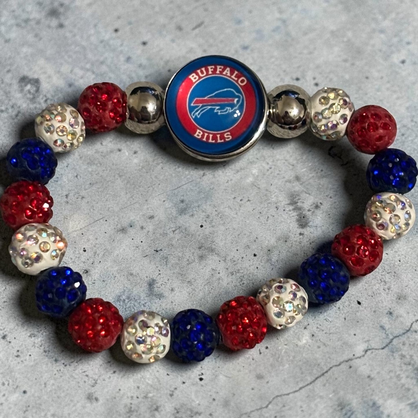 American Beaded Snap Bracelet