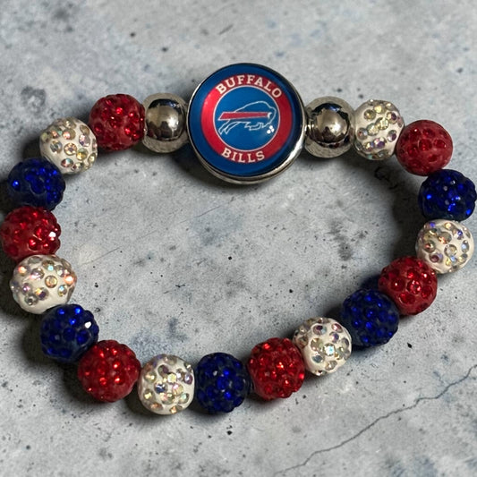 American Beaded Snap Bracelet