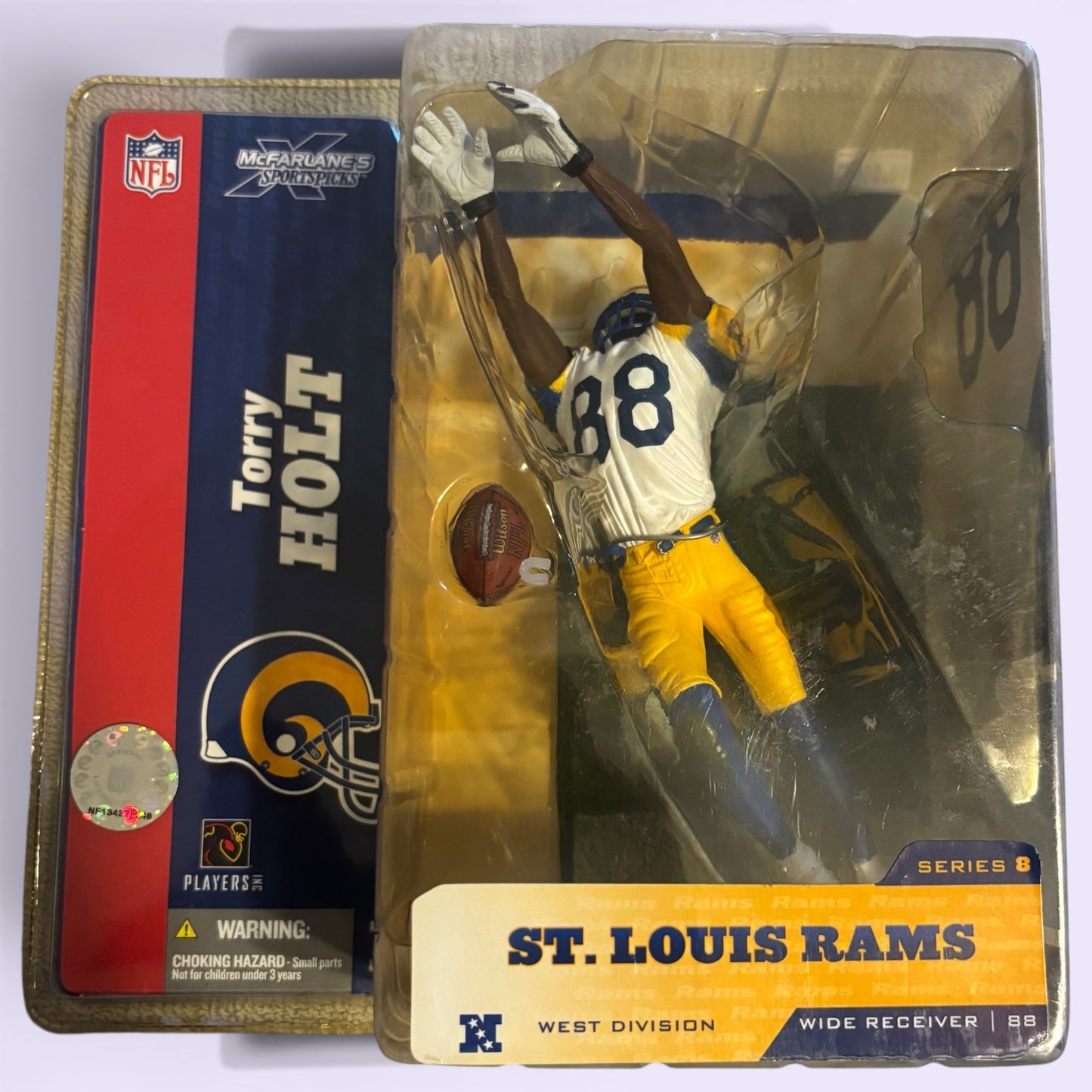 Torry Holt Rams Yellow McFarlane