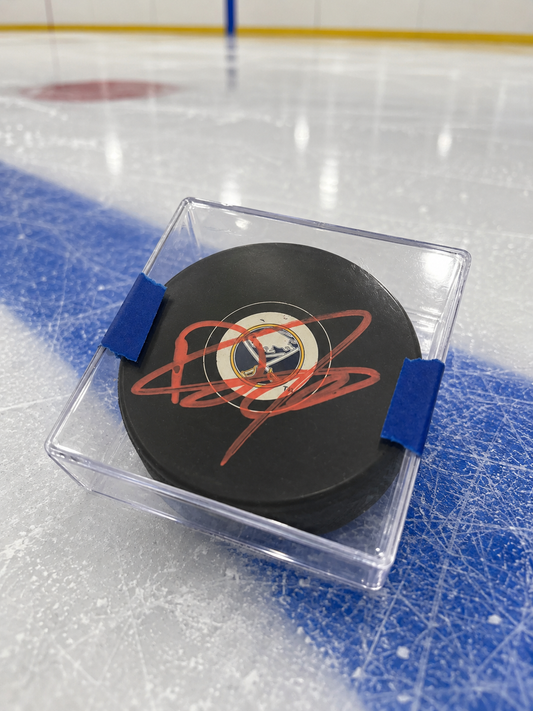 Dylan Cousins Signed Buffalo Sabres Puck