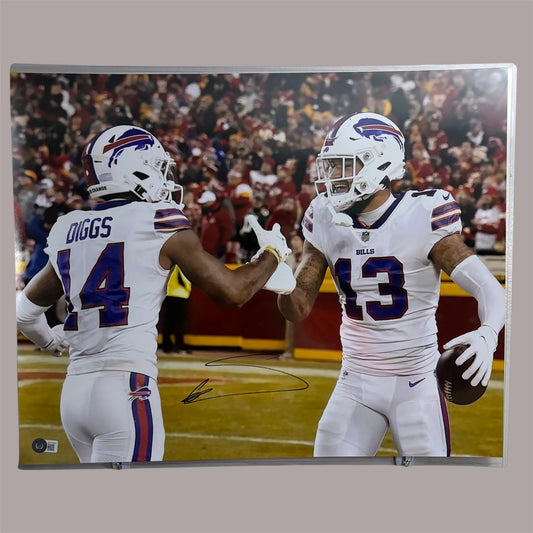 Stephon Diggs Signed Buffalo Bills 16x20
