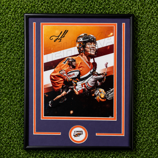 Nanticoke, Tehoka Framed Signed Bandits 8x10