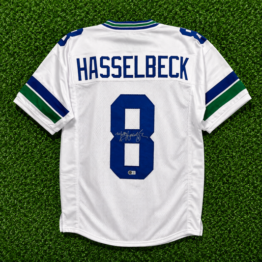 Matt Hasselbeck Signed Seattle Seahawks Jersey (White)