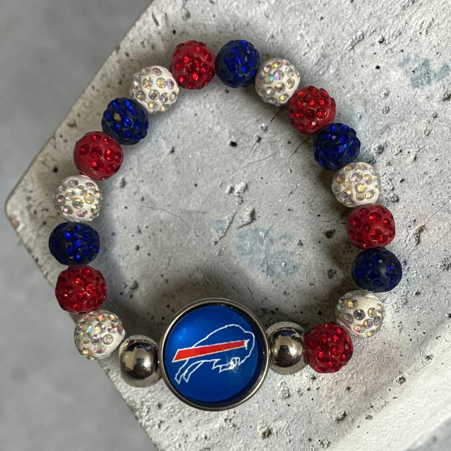 American Beaded Snap Bracelet