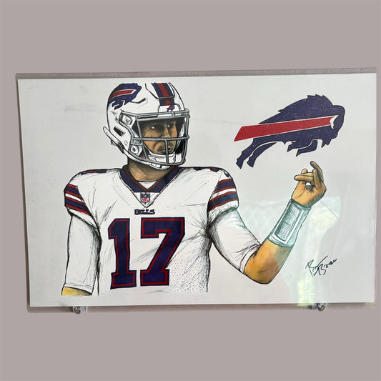 Josh Allen Buffalo Bills 11x17 Posted