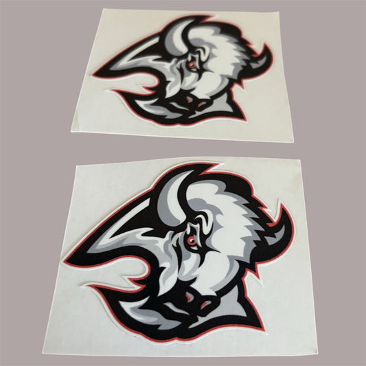 Sabres Goat Head Mini Helmet Decals