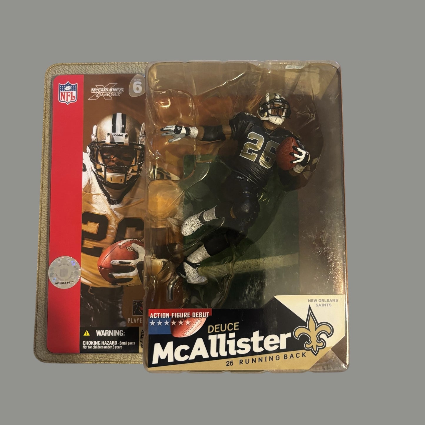 Duece McAllister Saints Black McFarlane