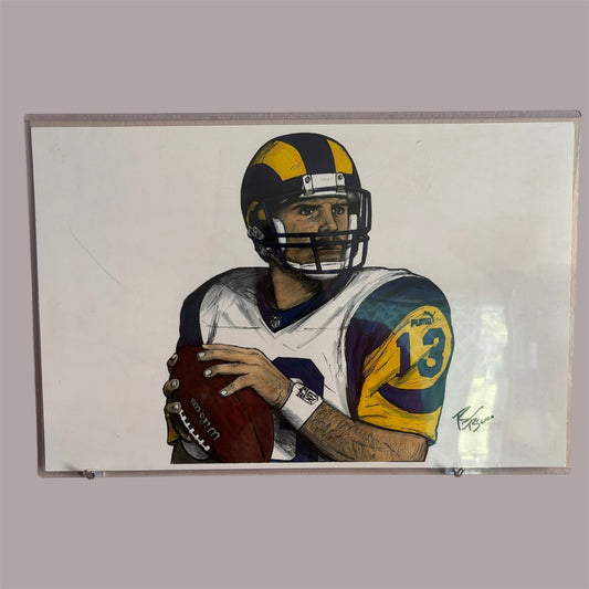 Kurt Warner St. Louis Rams 11x17 Poster