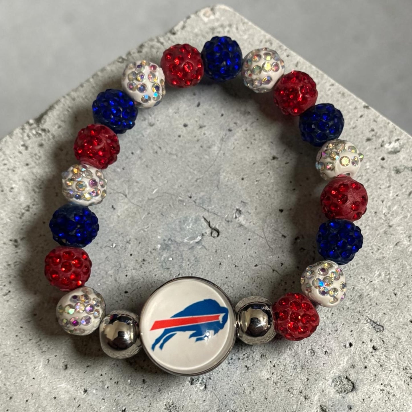 American Beaded Snap Bracelet