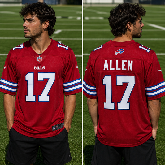 Josh Allen Red Jersey