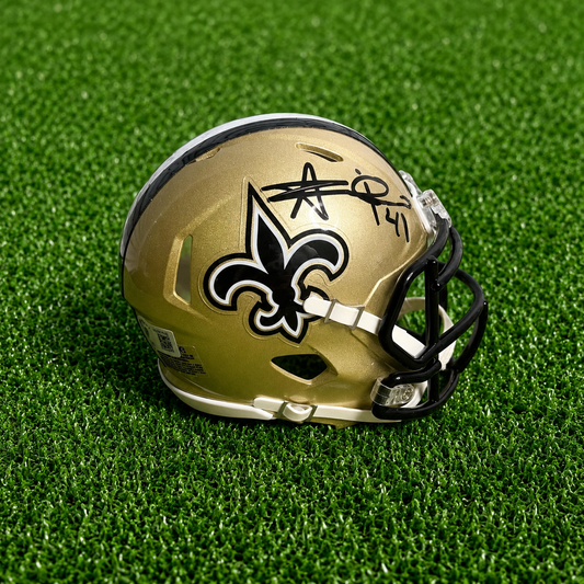 Alvin Kamara Signed New Orleans Saints Speed Mini