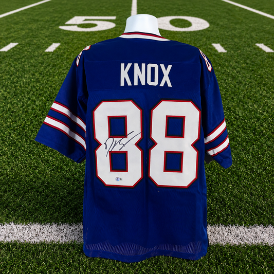 Dawson Knox - Signed Buffalo Bills Pro Style Jersey JSA