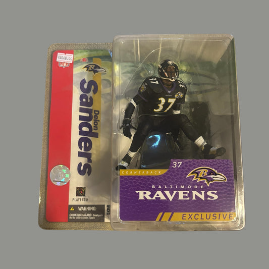 Deion Sanders Ravens Black McFarlane