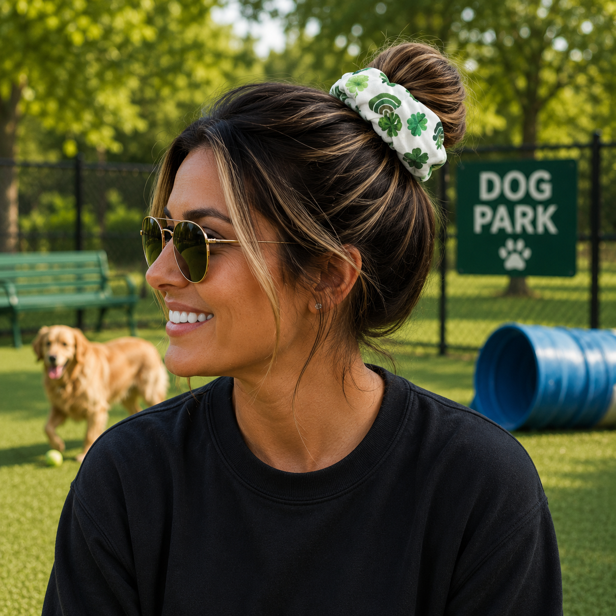 Shamrock Scrunchie