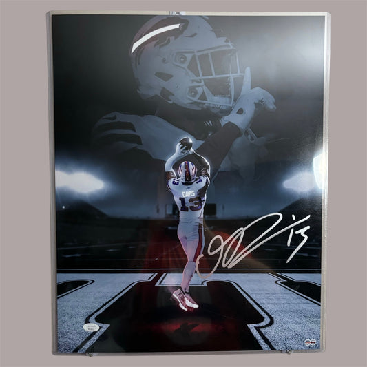Gabe Davis Signed Buffalo Bills 16x20