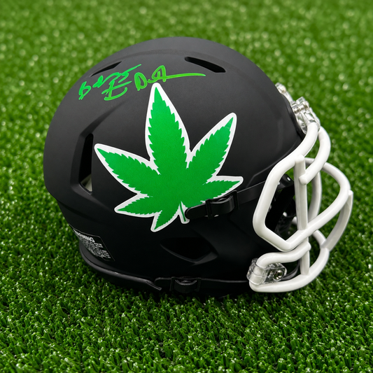 Benny The Butcher Signed Leaf Mini Helmet