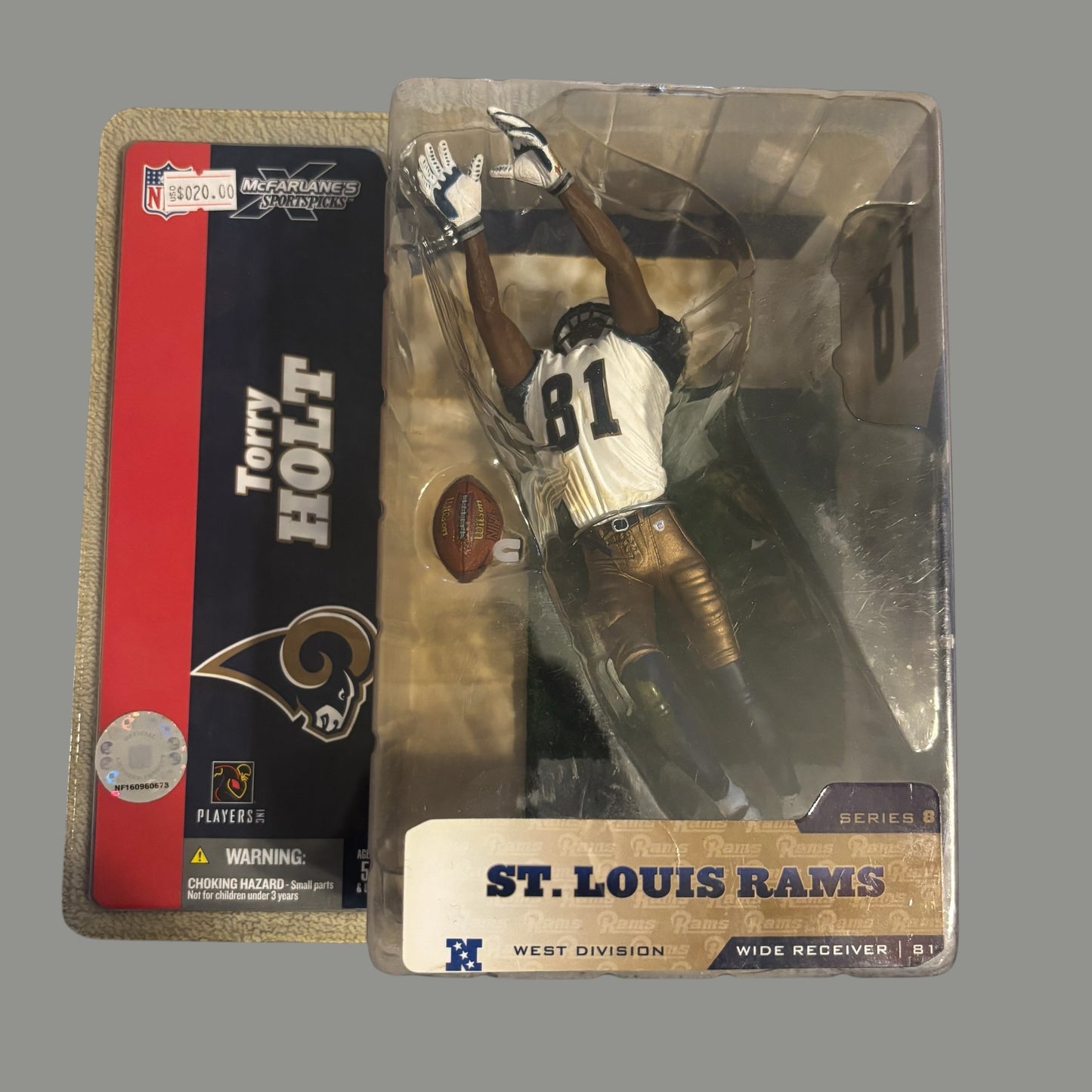 Torry Holt Rams Gold McFarlane