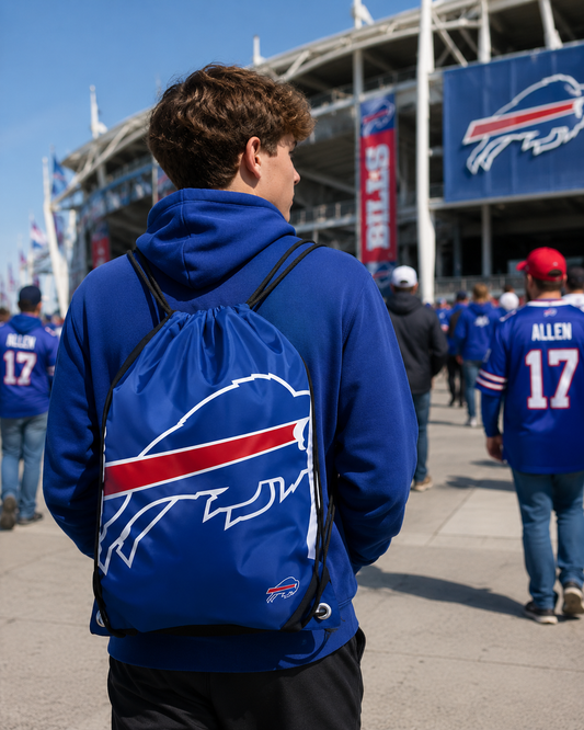 Buffalo Bills Drawstring Book Bag