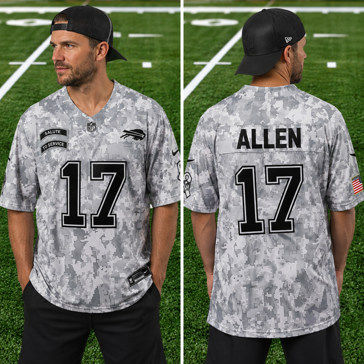 Josh Allen Artic Camo Jersey