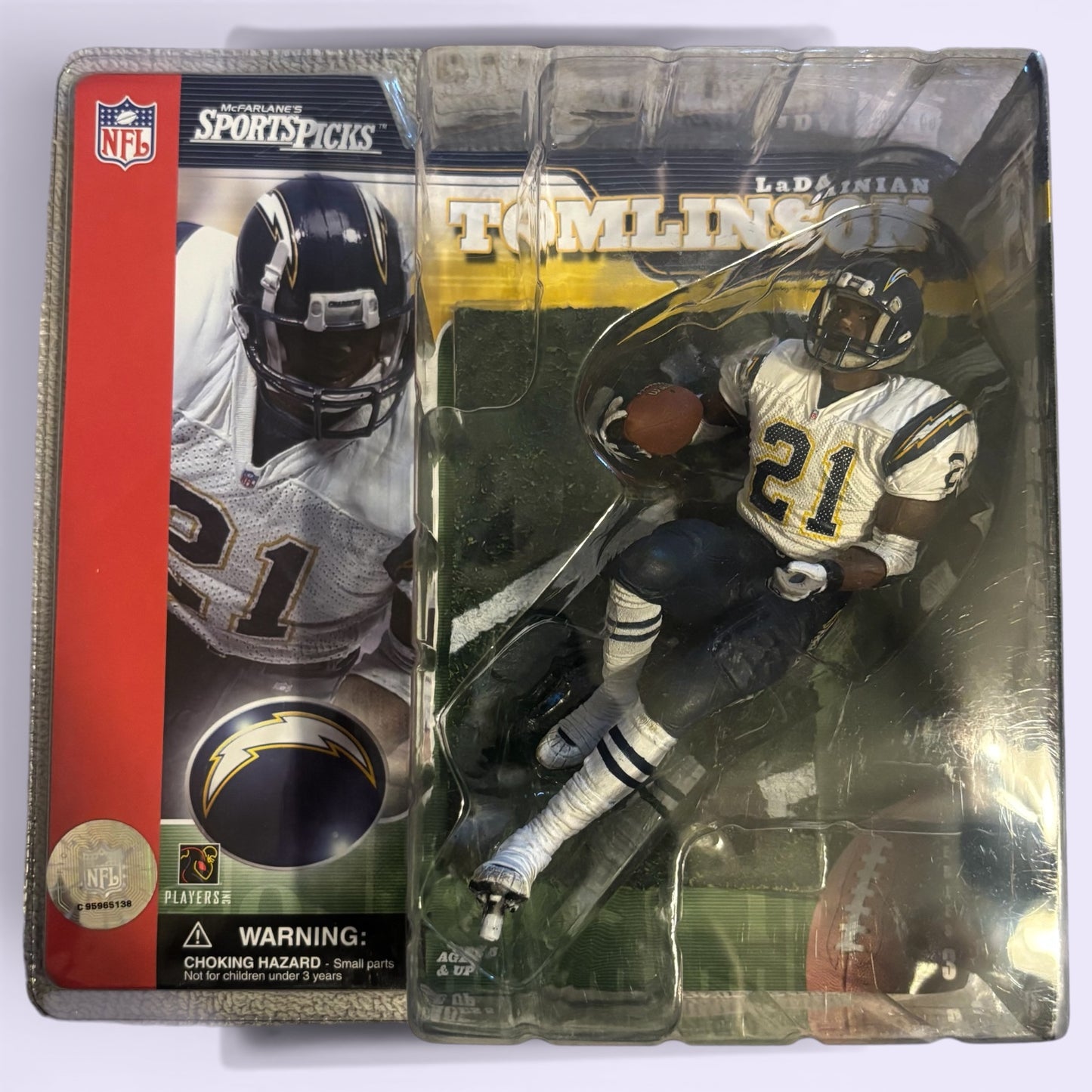 LaDanian Tomlinson Chargers White McFarlane