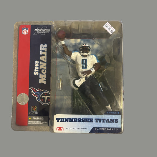 Steve McNair Titans White McFarlane