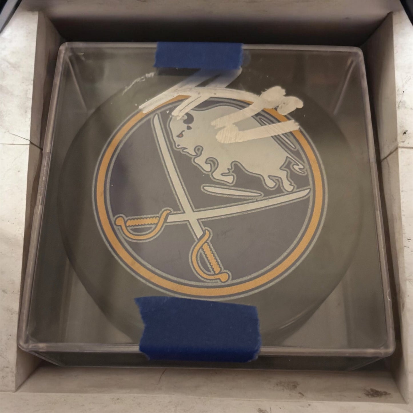 Alex Tuch Signed Buffalo Sabres Puck