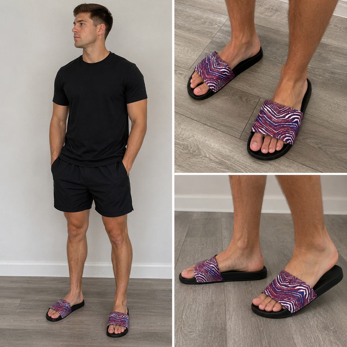Zubaz Slides Mens