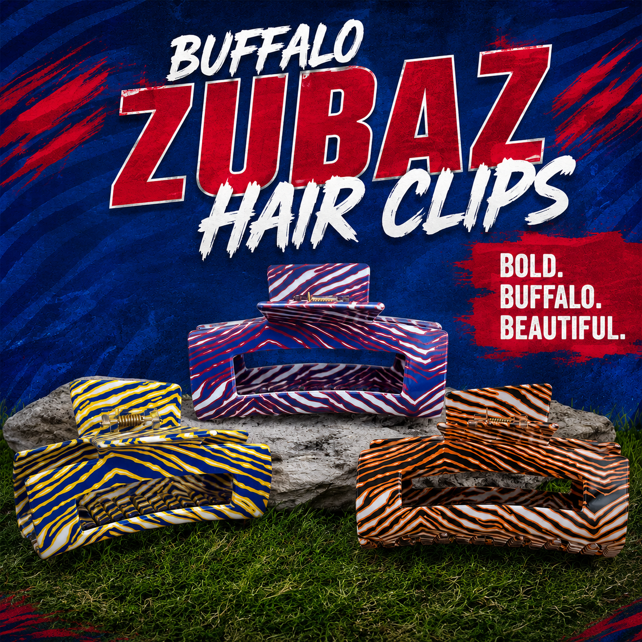 Zubaz Hair Clip
