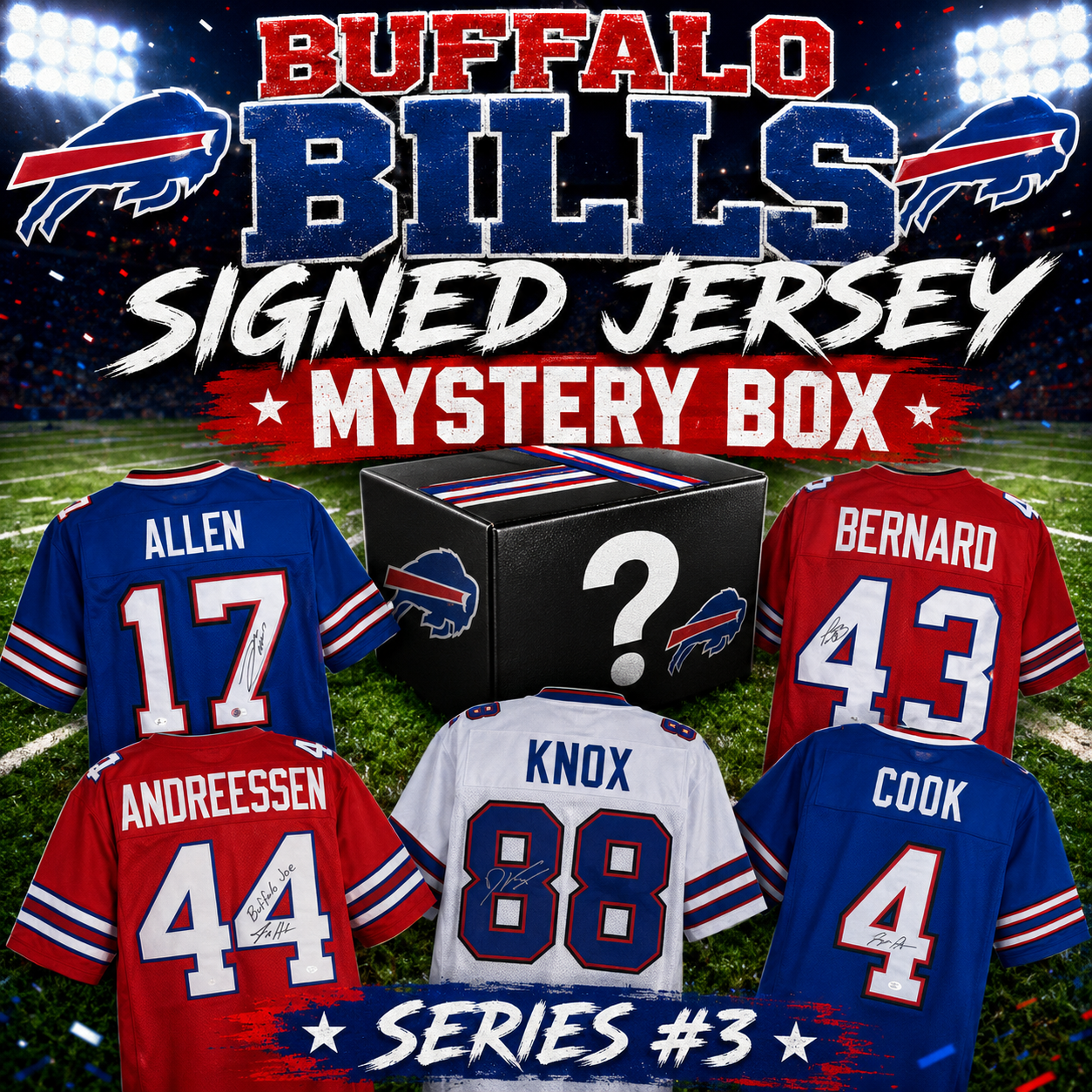 Buffalo Bills Signed Jersey Mystery Box