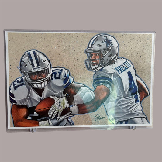 Dak & Zeke Dallas Cowboys 11x17 Poster