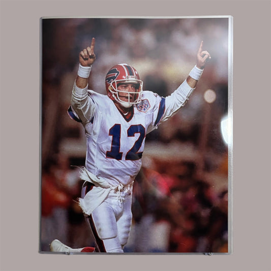 Jim Kelly Unsigned 16x20 Bills Poster