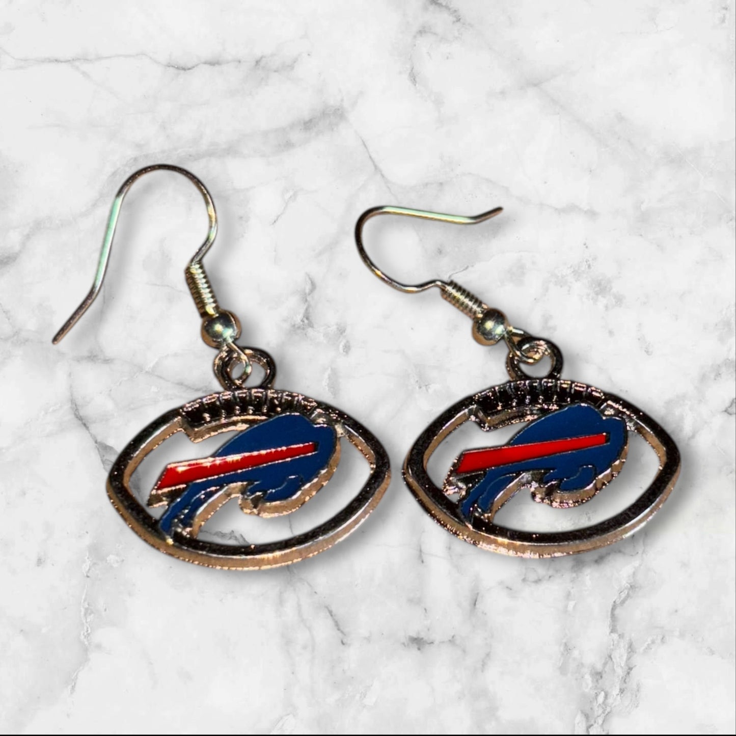 Buffalo Bills Football Alloy Earrings