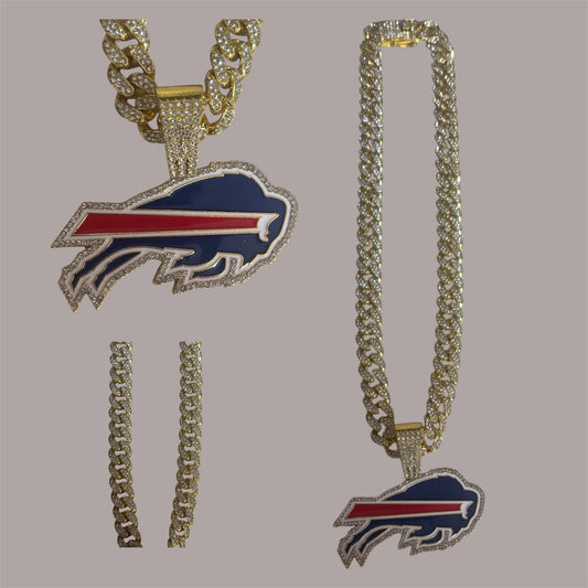 Buffalo Bills Plated Alloy Iced Chains